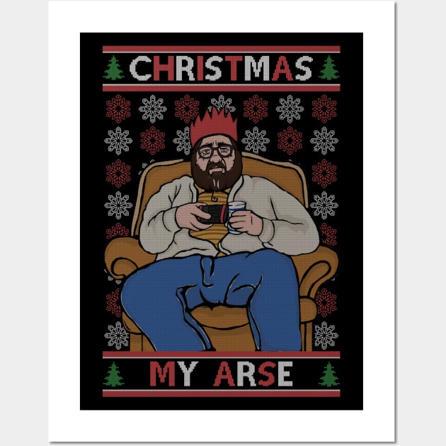 Christmas my arse Wall Art by toruandmidori